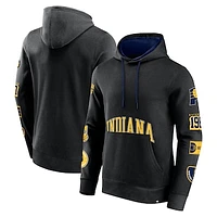 Men's Fanatics Black Indiana Pacers Home Court Pullover Hoodie