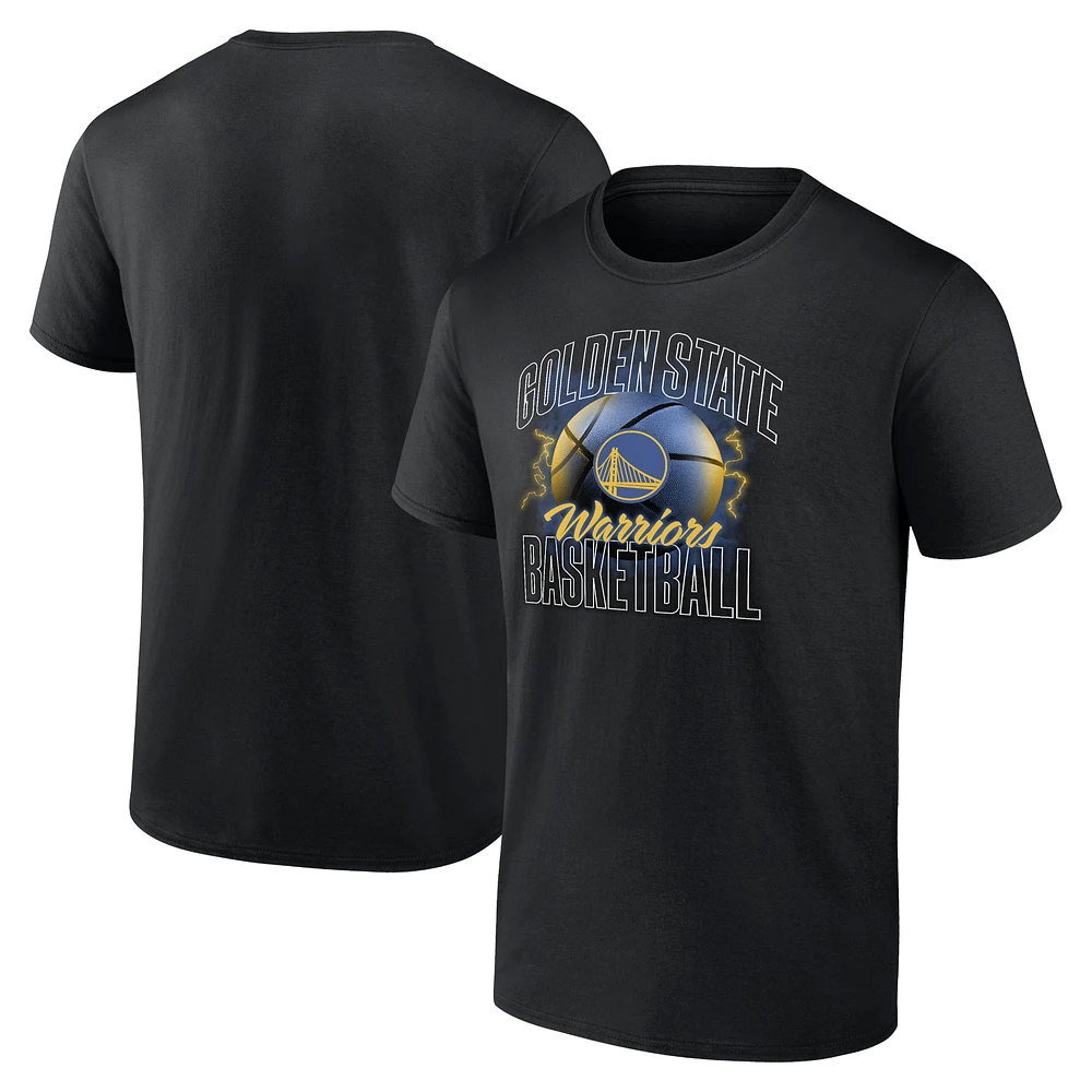 Men's Fanatics Black Golden State Warriors Match Up T-Shirt