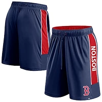 Men's Fanatics Navy Boston Red Sox Win the Match Defender Shorts