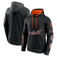 Men's Fanatics Black Detroit Tigers Wild Winner Pullover Hoodie