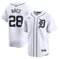 Men's Nike Javier Baez White Detroit Tigers Home Limited Player Jersey