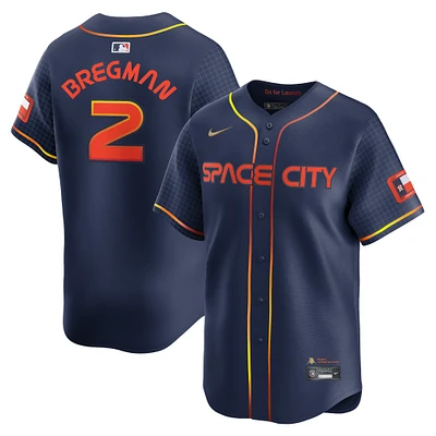 Men's Nike Alex Bregman Navy Houston Astros City Connect Limited Player Jersey