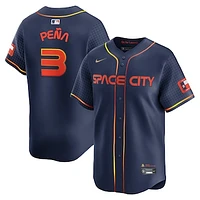 Men's Nike Jeremy Peña Navy Houston Astros City Connect Limited Player Jersey