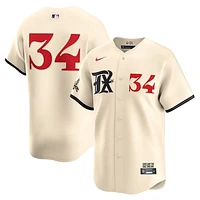 Men's Nike Nolan Ryan Natural Texas Rangers City Connect Limited Player Jersey