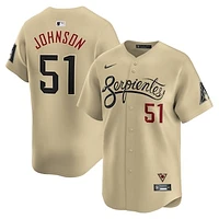 Men's Nike Randy Johnson Sand Arizona Diamondbacks City Connect Retired Player Jersey