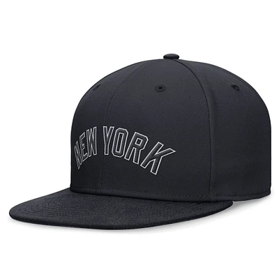 Men's Nike Navy New York Yankees Evergreen True Performance Fitted Hat