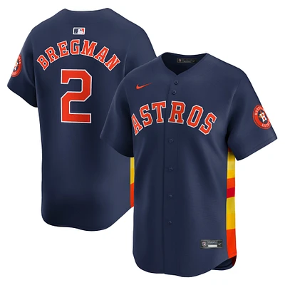 Men's Nike Alex Bregman Navy Houston Astros Alternate Limited Player Jersey