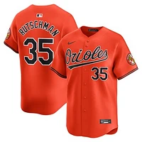 Men's Nike Adley Rutschman Orange Baltimore Orioles Alternate Limited Player Jersey