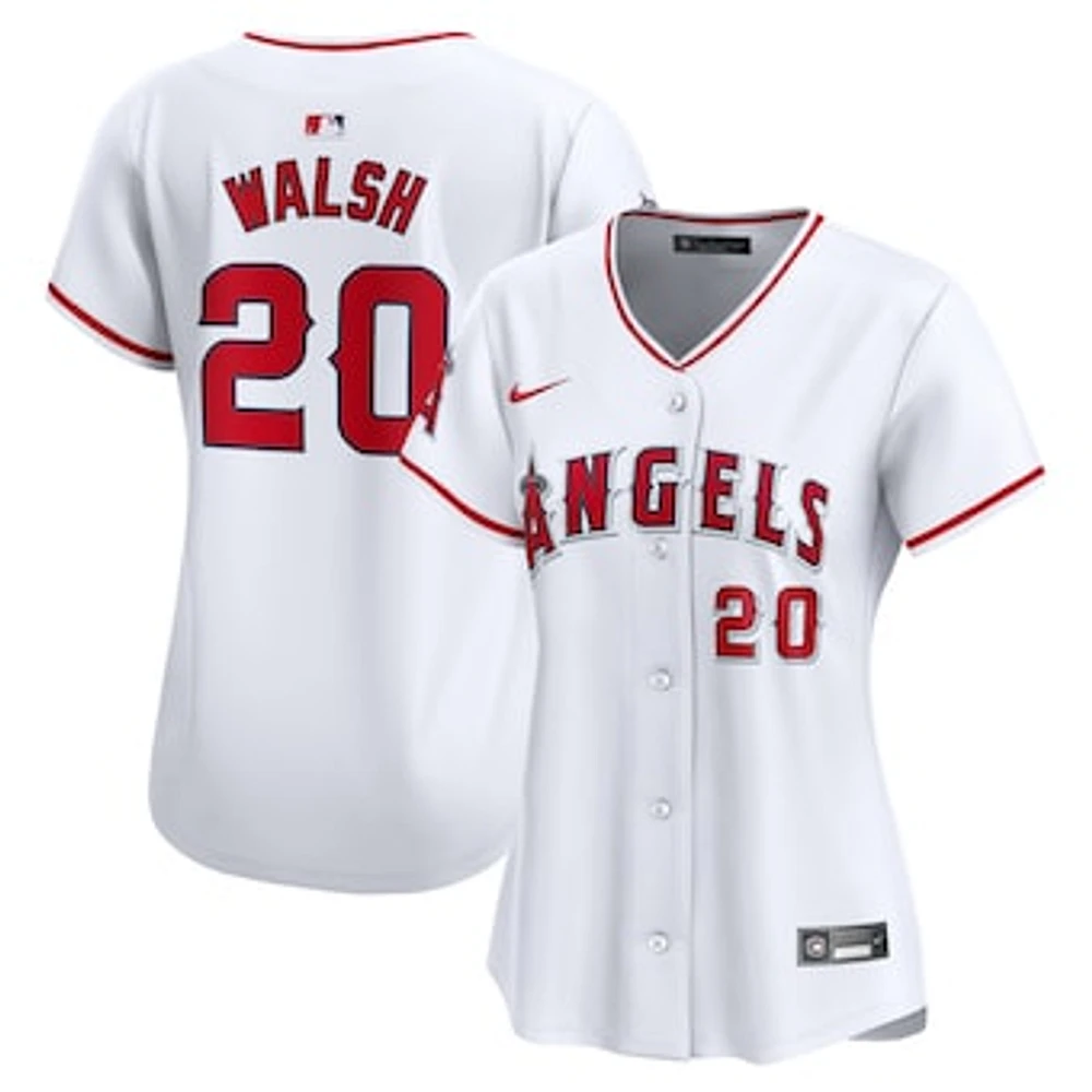 Women's Nike Jared Walsh White Los Angeles Angels Home Limited Player Jersey