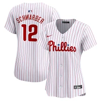 Women's Nike Kyle Schwarber White Philadelphia Phillies Home Limited Player Jersey