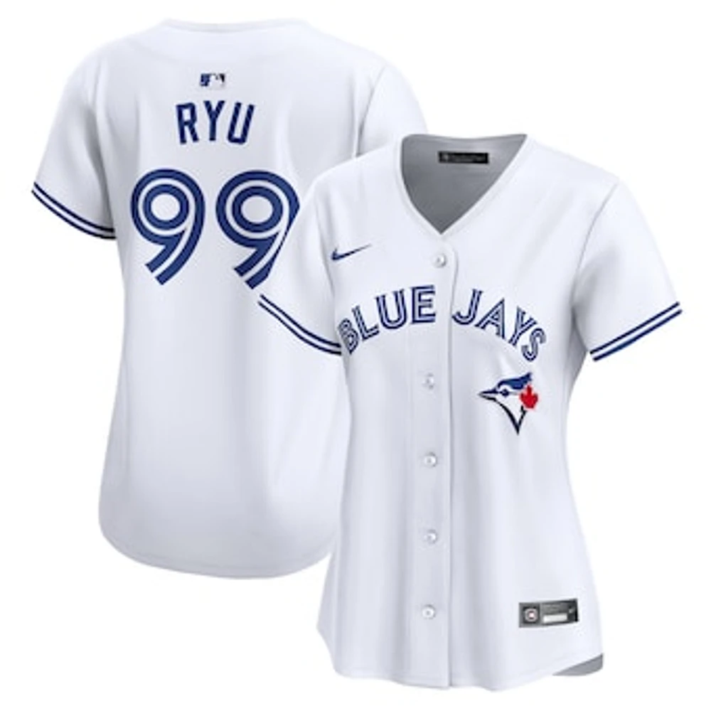 Women's Nike Hyun Jin Ryu White Toronto Blue Jays Home Limited Player Jersey