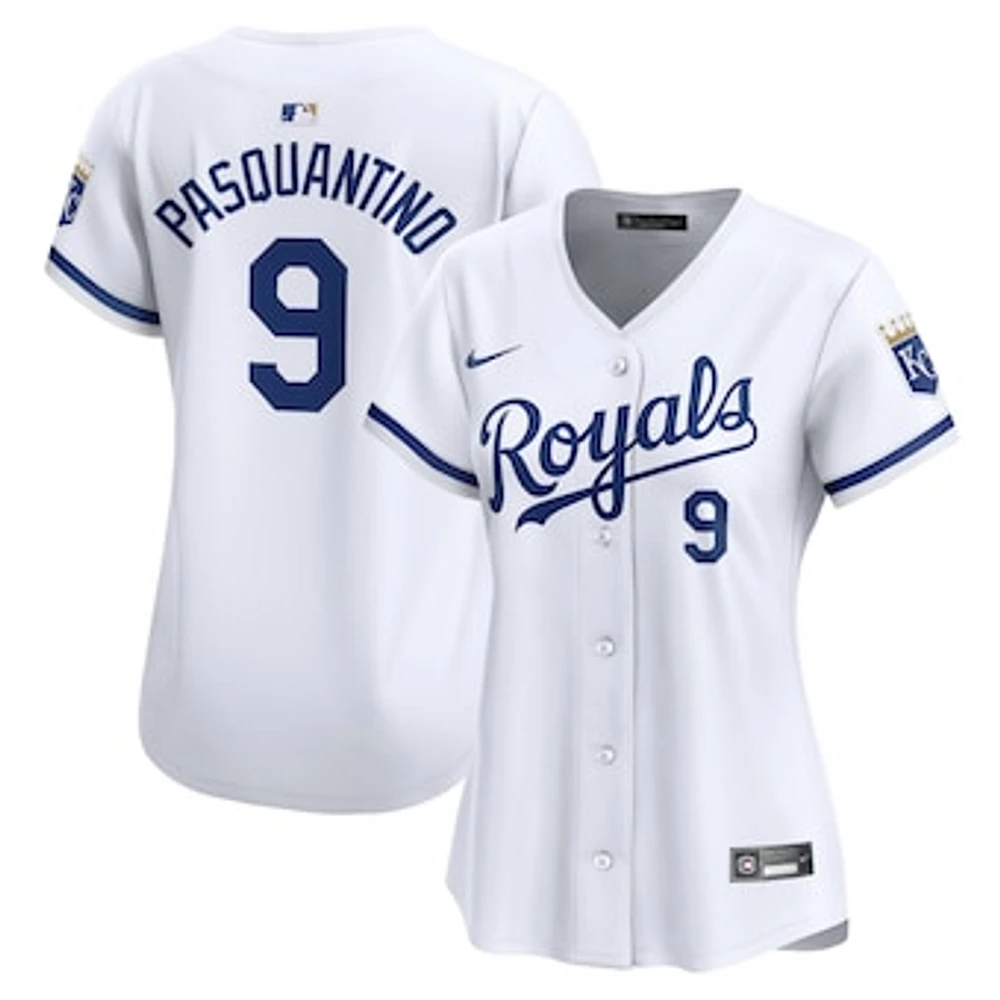 Women's Nike Vinnie Pasquantino White Kansas City Royals Home Limited Player Jersey