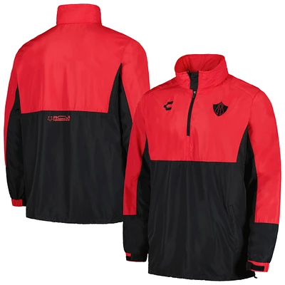 Men's Charly  Red Club Atlas Outdoor Quarter-Zip Jacket