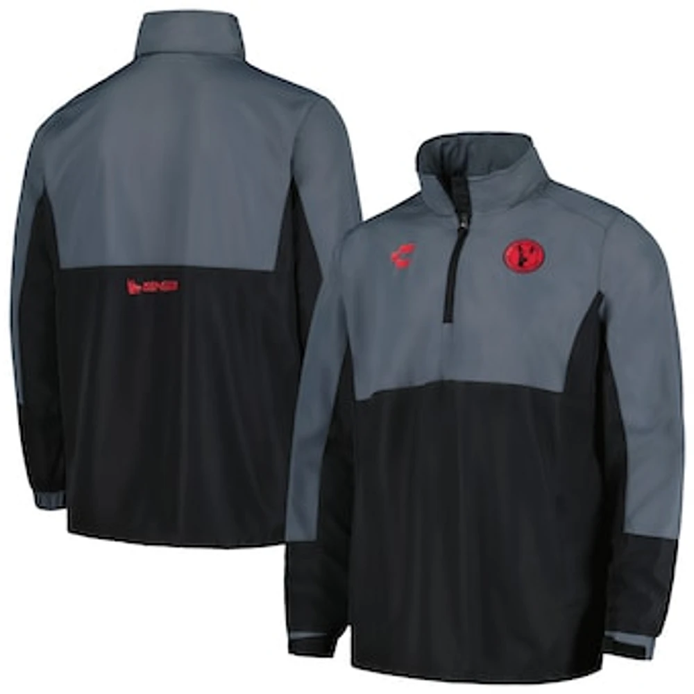 Men's Charly  Gray Club Tijuana Outdoor Quarter-Zip Jacket