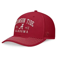 Men's Top of the World Crimson Alabama Crimson Tide Carson Trucker Adjustable Hat