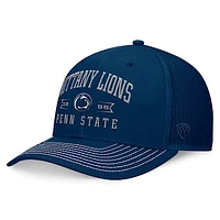 Men's Top of the World Navy Penn State Nittany Lions Carson Trucker Adjustable Hat