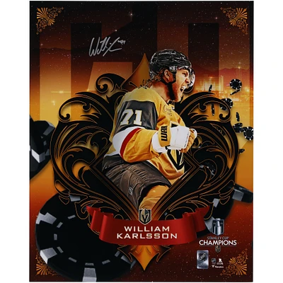 William Karlsson Vegas Golden Knights 2023 Stanley Cup Champions Autographed 16" x 20" Misfits Panel Photograph