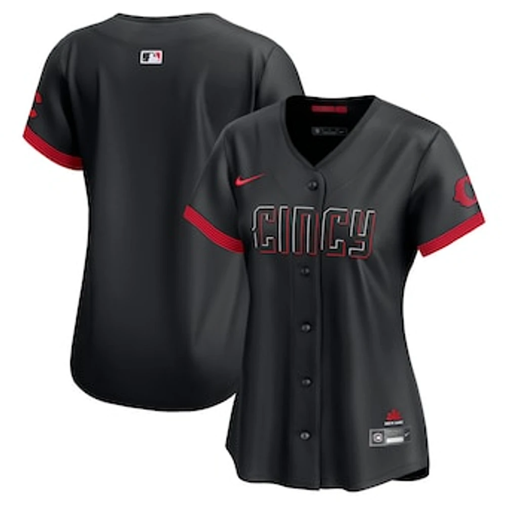 Women's Nike  Black Cincinnati Reds City Connect Limited Jersey