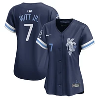 Women's Nike Bobby Witt Jr. Navy Kansas City Royals Connect Limited Player Jersey