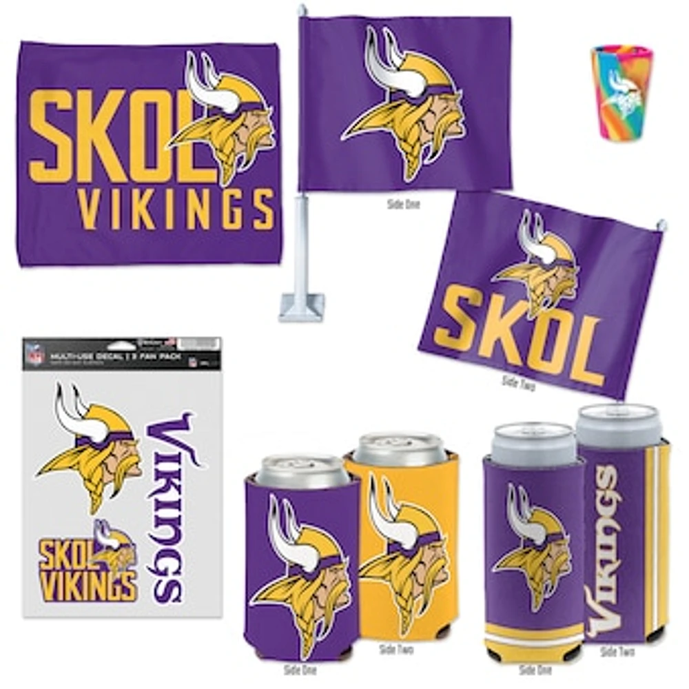 WinCraft Minnesota Vikings Six-Piece Gameday Pack