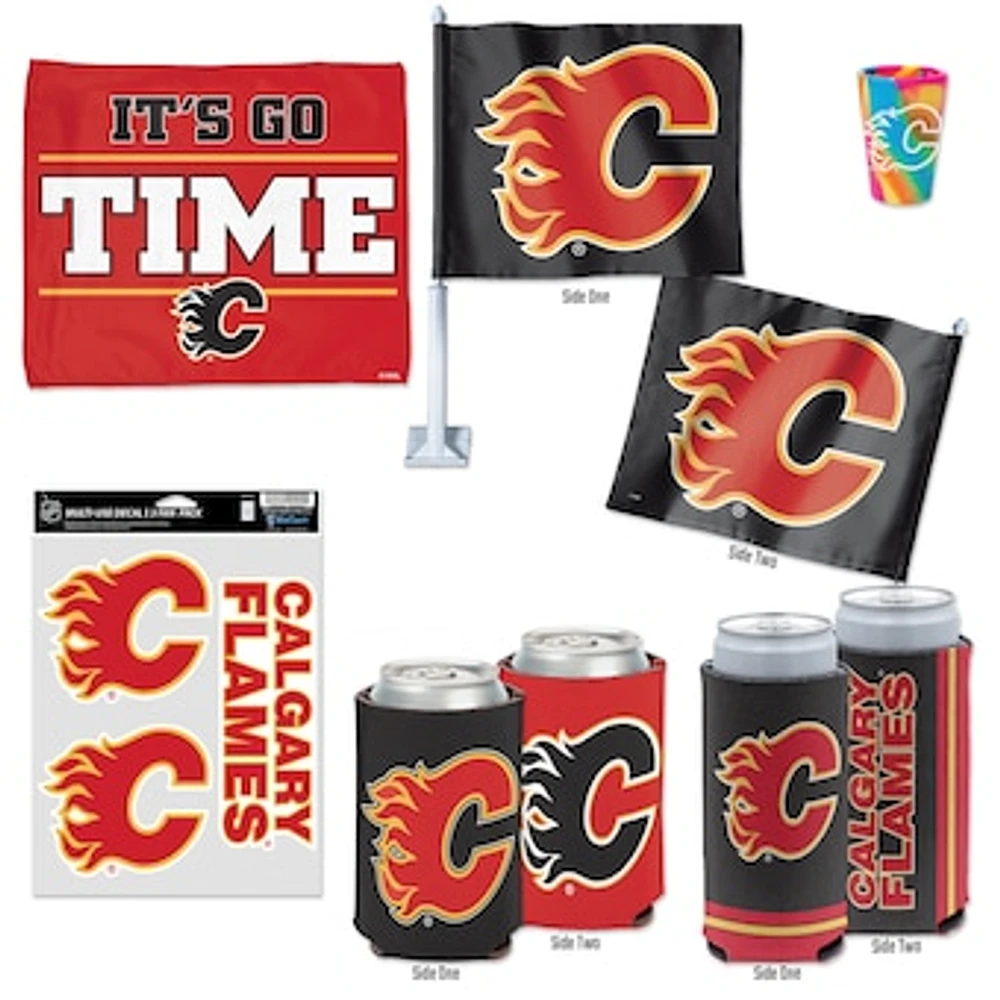 WinCraft Calgary Flames Six-Piece Gameday Pack