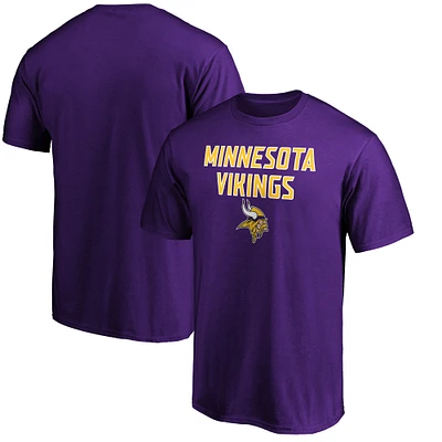 Men's Purple Minnesota Vikings Game Day Stack T-Shirt