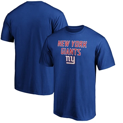 Men's Royal New York Giants Game Day Stack T-Shirt