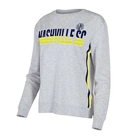 Women's Concepts Sport Gray Nashville SC Cedar Tri-Blend Long Sleeve T-Shirt