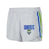 Women's Concepts Sport Gray Seattle Sounders FC Cedar Tri-Blend Shorts