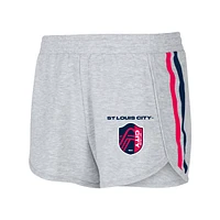 Women's Concepts Sport Gray St. Louis City SC Cedar Tri-Blend Shorts