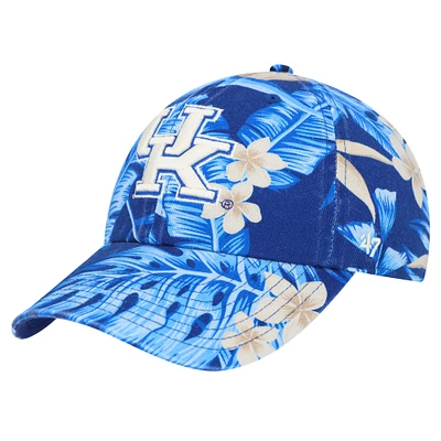 Men's '47 Royal Kentucky Wildcats Tropicalia Clean Up Adjustable Hat