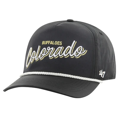 Men's '47 Black Colorado Buffaloes Fairway Hitch Adjustable Hat