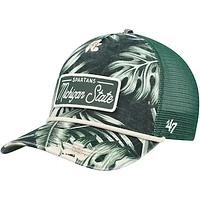 Men's '47 Green Michigan State Spartans Tropicalia Hitch Adjustable Hat