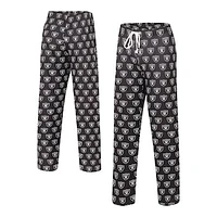 Women's Concepts Sport Black Las Vegas Raiders Gauge Allover Print Sleep Pants