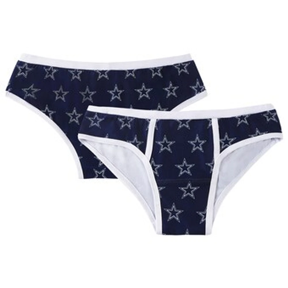 Women's Concepts Sport Navy Dallas Cowboys Gauge Allover Print Knit Panties