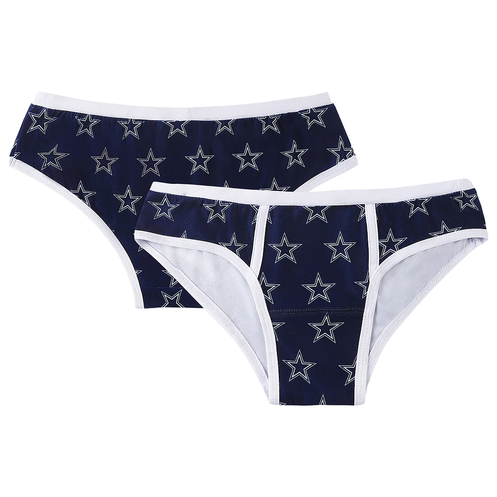 Women's Concepts Sport Navy Dallas Cowboys Gauge Allover Print Knit Panties