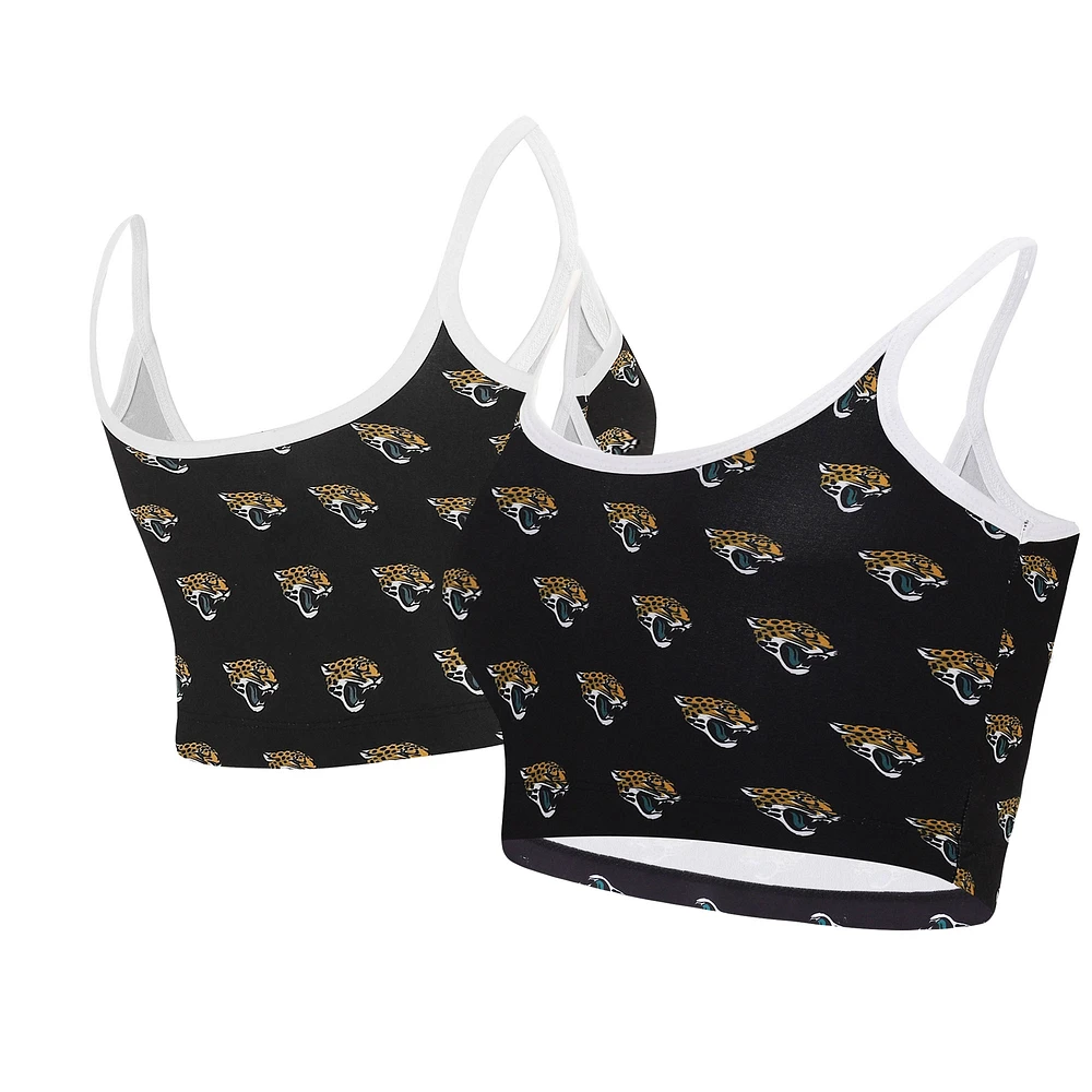 Women's Concepts Sport Black Jacksonville Jaguars Gauge Lounge Bralette