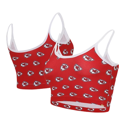 Women's Concepts Sport Red Kansas City Chiefs Gauge Lounge Bralette