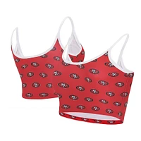 Women's Concepts Sport Scarlet San Francisco 49ers Gauge Lounge Bralette