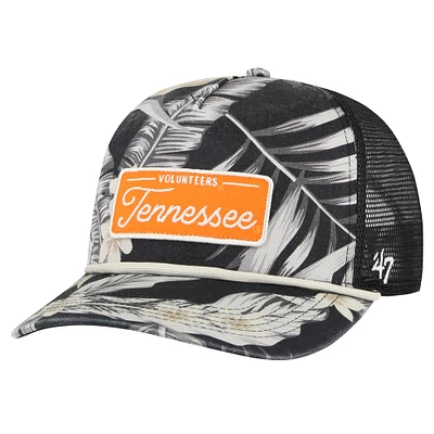 Men's '47 Black Tennessee Volunteers Tropicalia Hitch Adjustable Hat