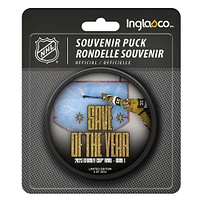 Adin Hill Vegas Golden Knights Inglasco Stanley Cup Final Save Hockey Puck - Limited Edition of 2023