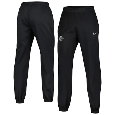 Men's Nike Black San Diego State Aztecs Basketball Spotlight Performance Pants