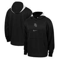 Men's Nike Black Baylor Bears Basketball Spotlight Performance Pullover Hoodie