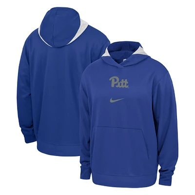 Men's Nike Royal Pitt Panthers Basketball Spotlight Performance Pullover Hoodie