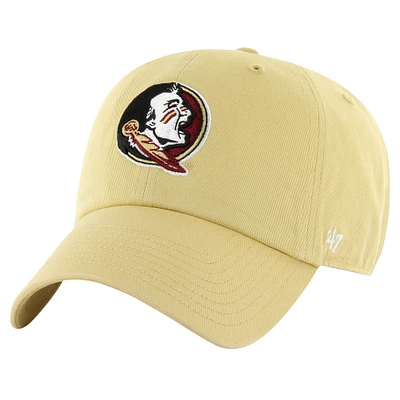 Men's '47 Gold Florida State Seminoles Vintage Clean Up Adjustable Hat