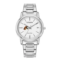 Women's Citizen Watch Silver Florida A&M Rattlers Eco-Drive Dial Stainless Steel Watch