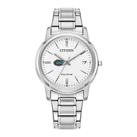 Women's Citizen Watch Silver Florida Gators Eco-Drive Dial Stainless Steel Watch