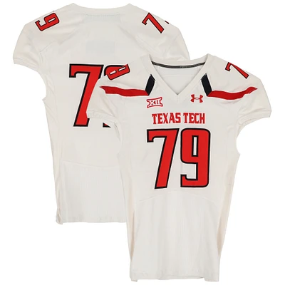 Texas Tech Red Raiders Team-Issued #79 White Jersey from the 2013 NCAA Football Season