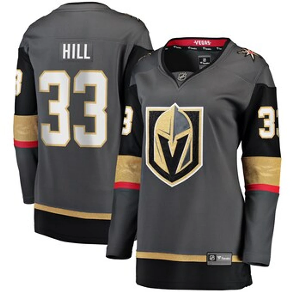 Women's Fanatics Adin Hill Gray Vegas Golden Knights Alternate Breakaway Jersey