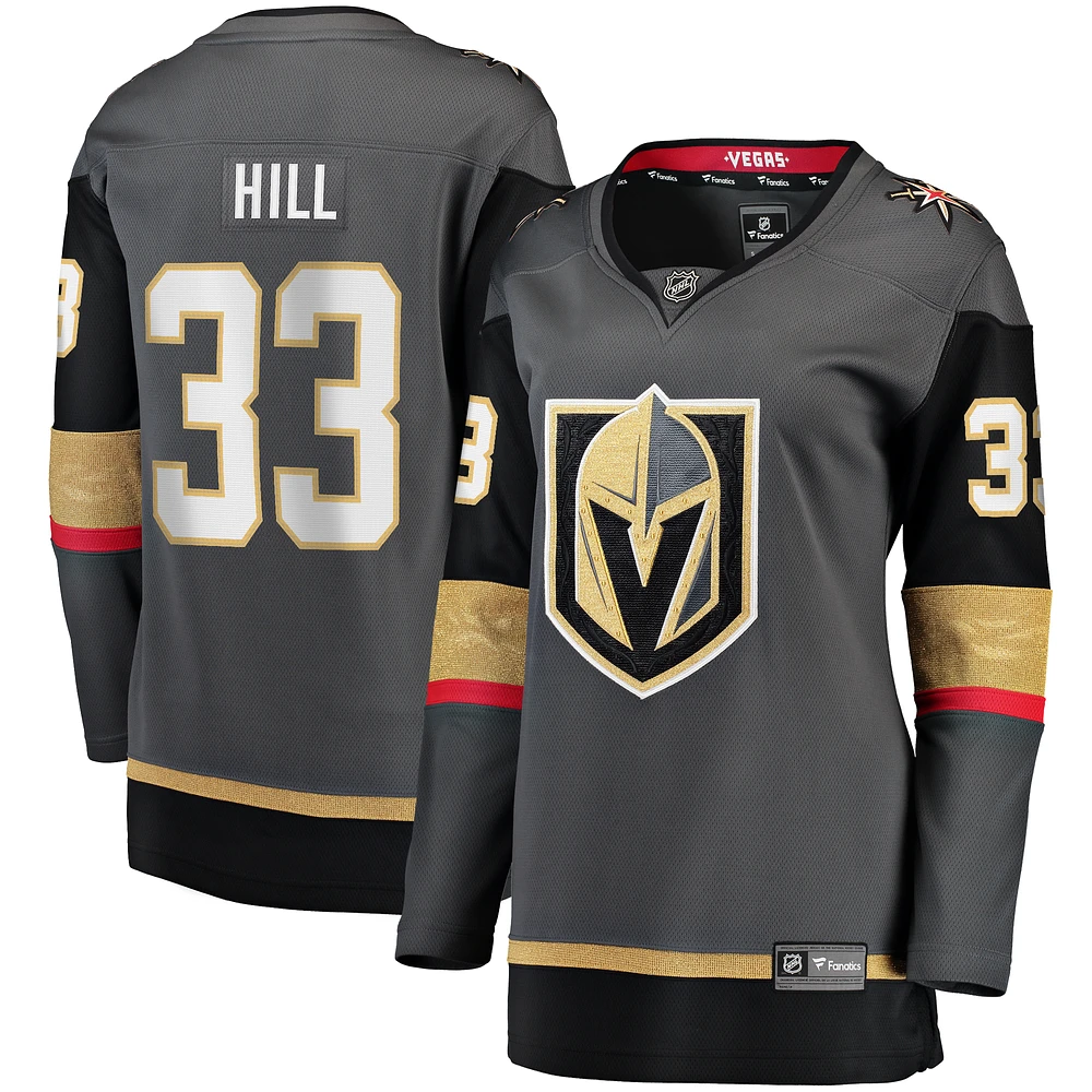 Women's Fanatics Adin Hill Gray Vegas Golden Knights Alternate Breakaway Jersey